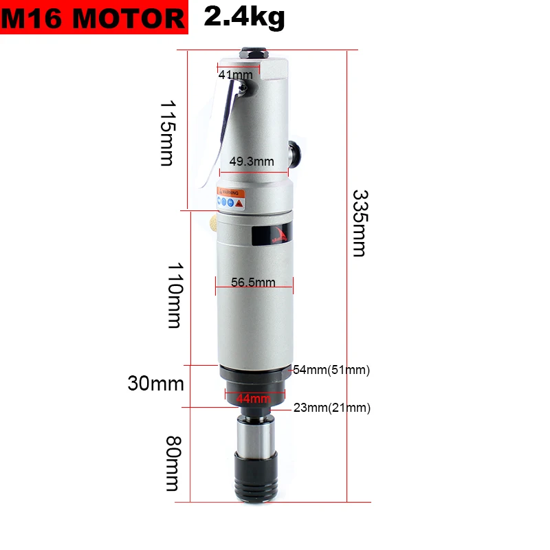 YOUSAILING Quality M16 Motor Pneumatic Tapping Machine Air  Tapper Thread Tools