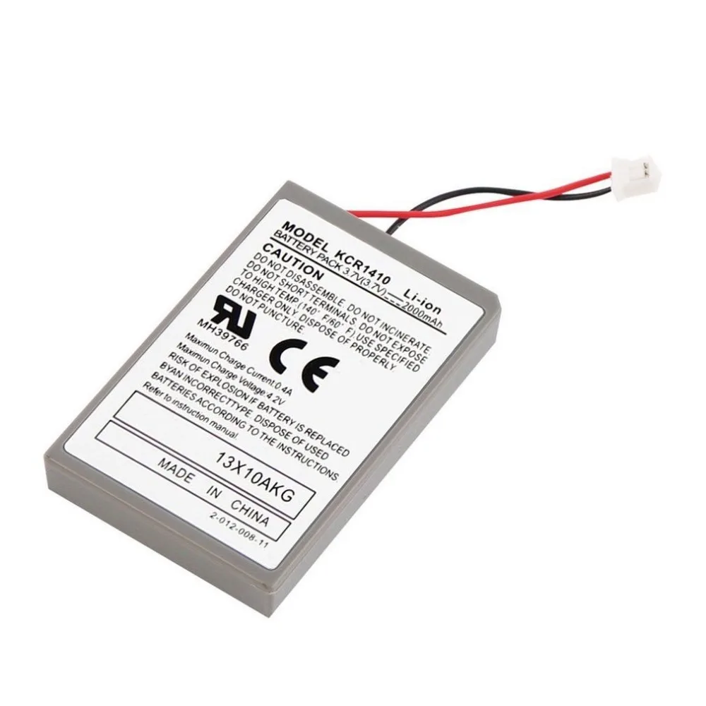 GTF 3.7V Rechargeable Battery Pack 2000mAh capacity Cell for Electronic Playstation PS4 with Controller Cable Battery