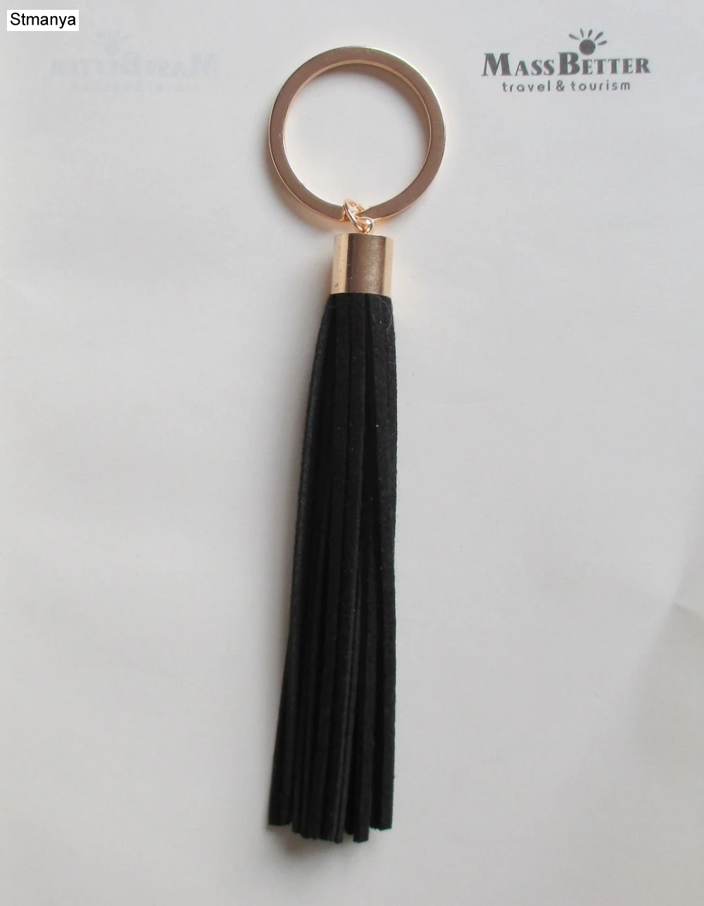 Fashion Tassel Key Chain Women bag charm accessories Tassel Key Holder Korean velvet leather Car Key Ring gift jewelry 17014