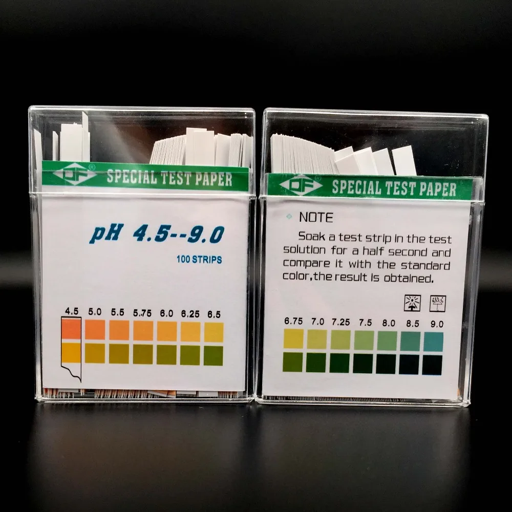 100pcs PH Test Strips Litmus Paper PH4.5-9.0 Alkaline Acid Test Paper for Water Saliva Urine Testing PH Test Meter