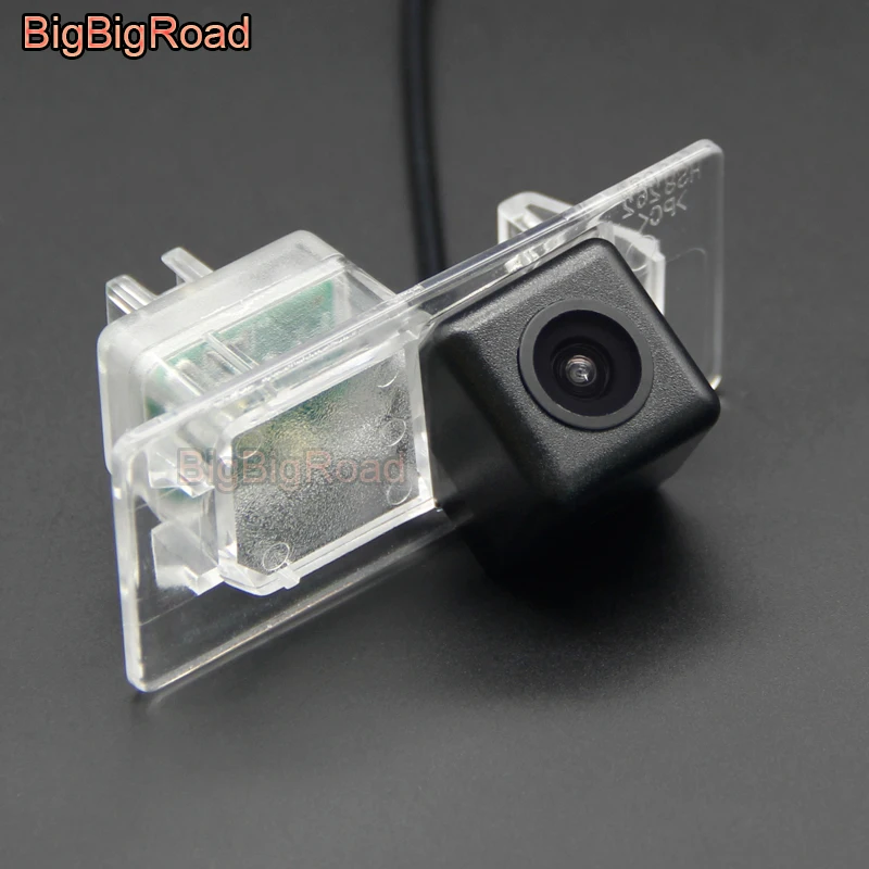 

BigBigRoad Car Rear View Parking CCD Camera For Seat Alhambra 711 2016 / Ateca KH7 2016 / Leon 2013-2018 Arona 2017 2018 2019