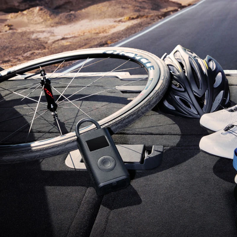 Mijia-自転車,オートバイ,車,サッカー用のデジタルタイヤ空気圧検出付きポータブル電動ポンプ