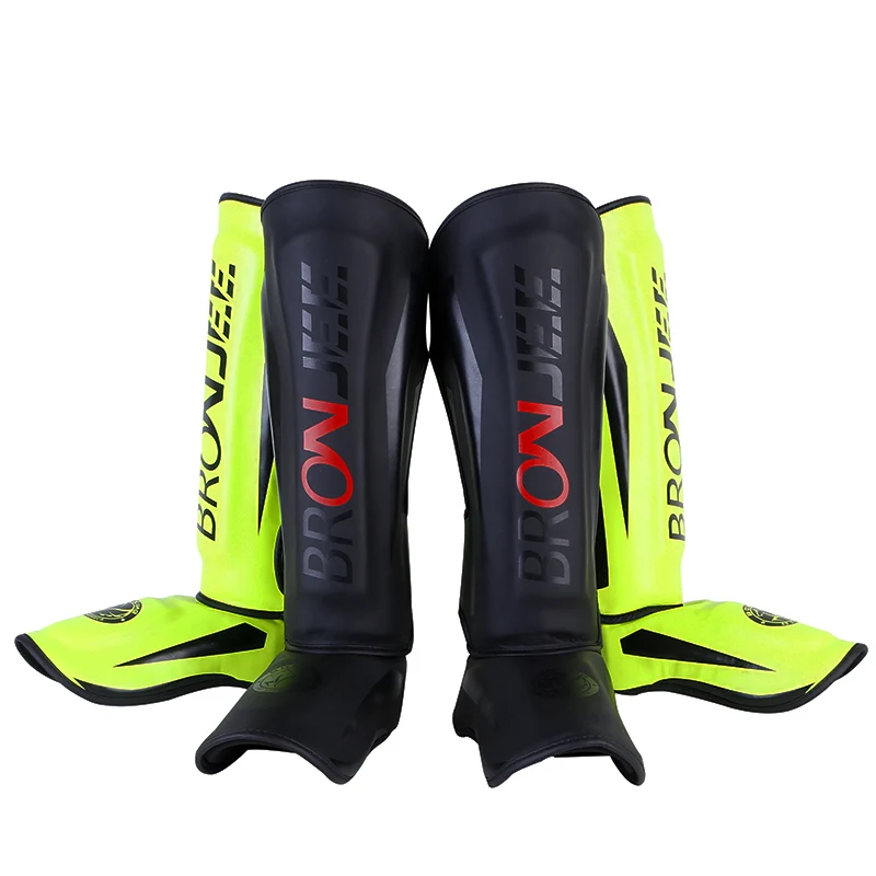 XS S M L XL MMA Boxing Shin Guards Kickboxing Ankle Support Equipment Karate Protectors Sanda Muay Thai Leggings DEO