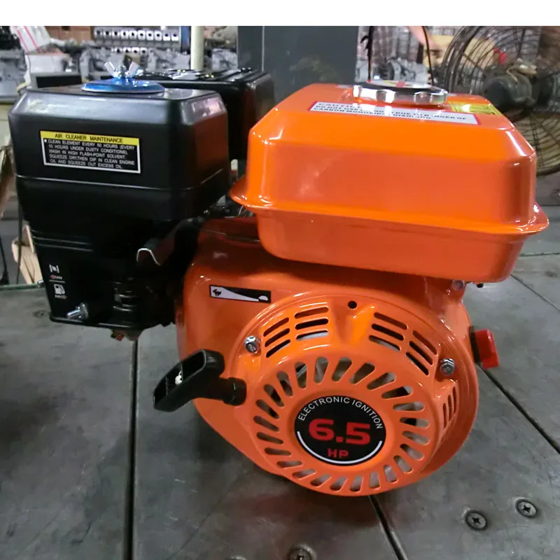 Kiger 6.5hp  220V 50Hz petrol gasoline engine used for generator, water pump, tiller cultivator manual operation engine .