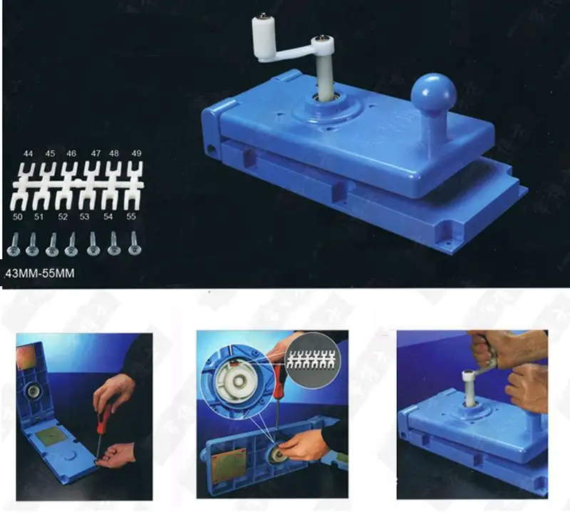 Manual Curtain Hole Eyelet Puncher Blue Punch Machine