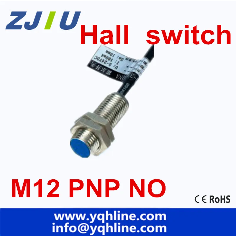 

SJ12A3-10-Z/BY M12 PNP NO Magnetic switch Датчик Холла Бесконтактный переключатель нормально открытый с магнитом расстояние 10 мм Бесплатная доставка