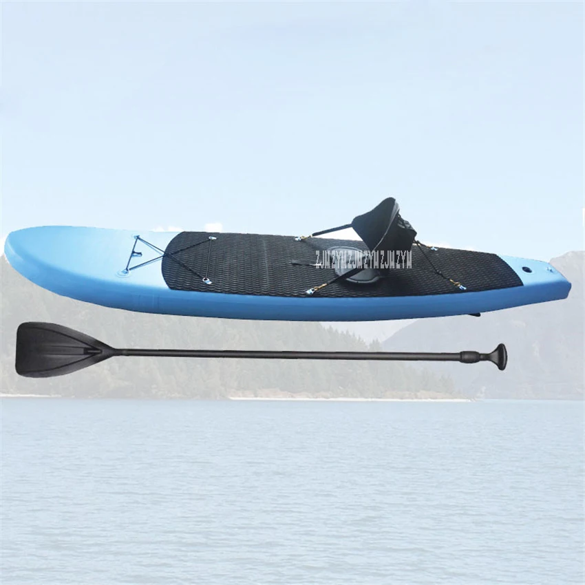 PVC Paddle Board Sup Gonfiabile Paddle Board Bordo Di Yoga PVC Material Maximum Load 120kg Rowing Boats Blue 316 * 75 * 15 cm