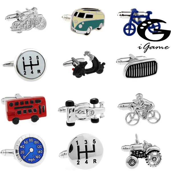 29 Designs Vintage Bus Cufflinks Novelty Traffic Car Design Brass Material