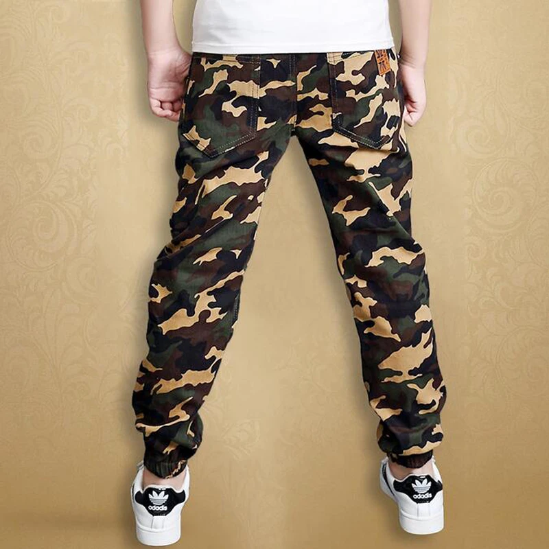 2022 New Boys Pants Children Pants Army Kids Clothes Casual Trousers For Teenage Boys Clothing Sport Fashion Camouflage Clothes