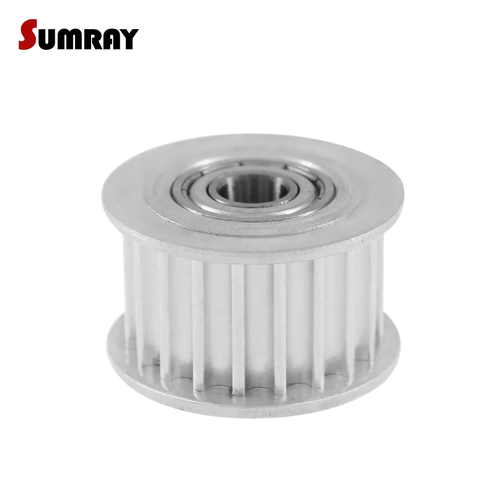 

Tooth Belt Idler Pulley with teeth 5M 20T 5/6/8/10/12/15mm Inner Bore 16/21mm Width Passive Pulley Wheel for 3D Printer