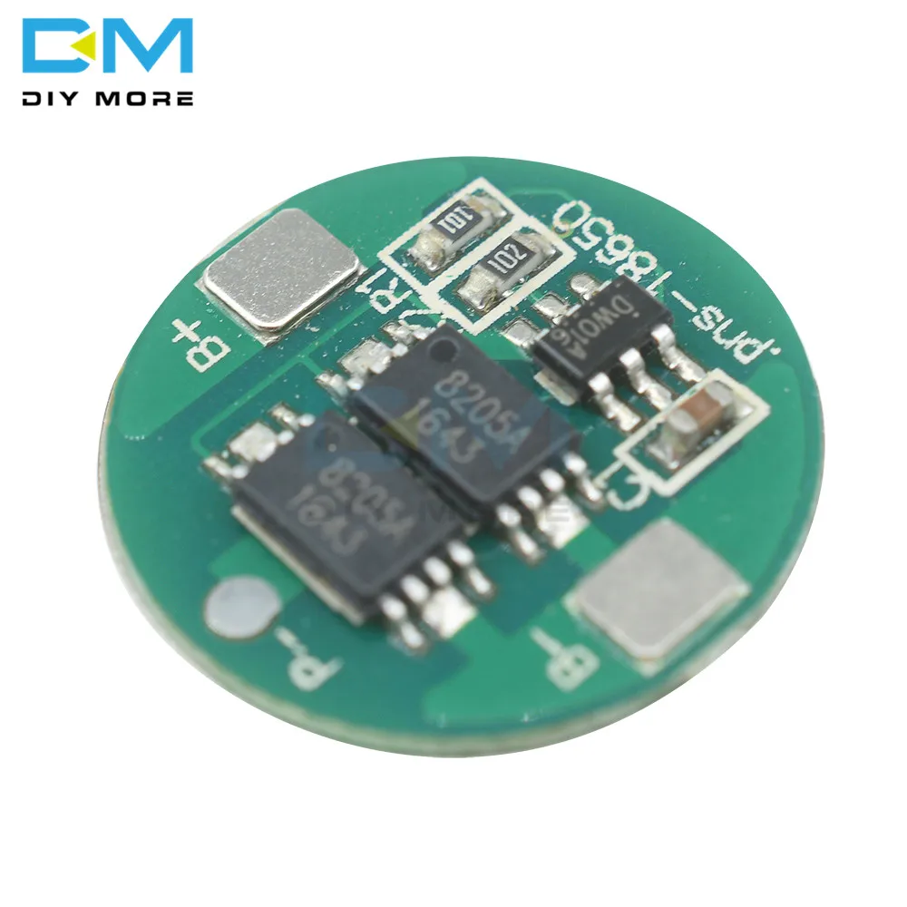 5PCS Dual MOS Battery Protection 18650 Lithium Li-ion Battery High Voltage Detection Circuit Module Board Overcurrent Detection