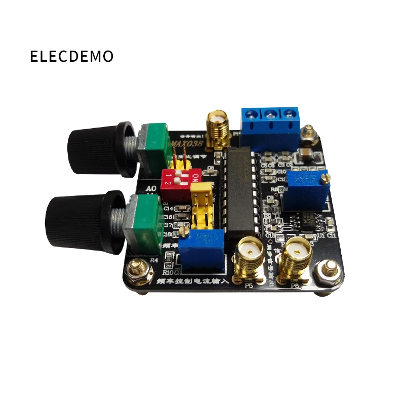 MAX038 funzione generatore di segnale modulo triangolo onda sinusoidale rettangolare onda di impulso generatore di frequenza duty cycle Regolabile