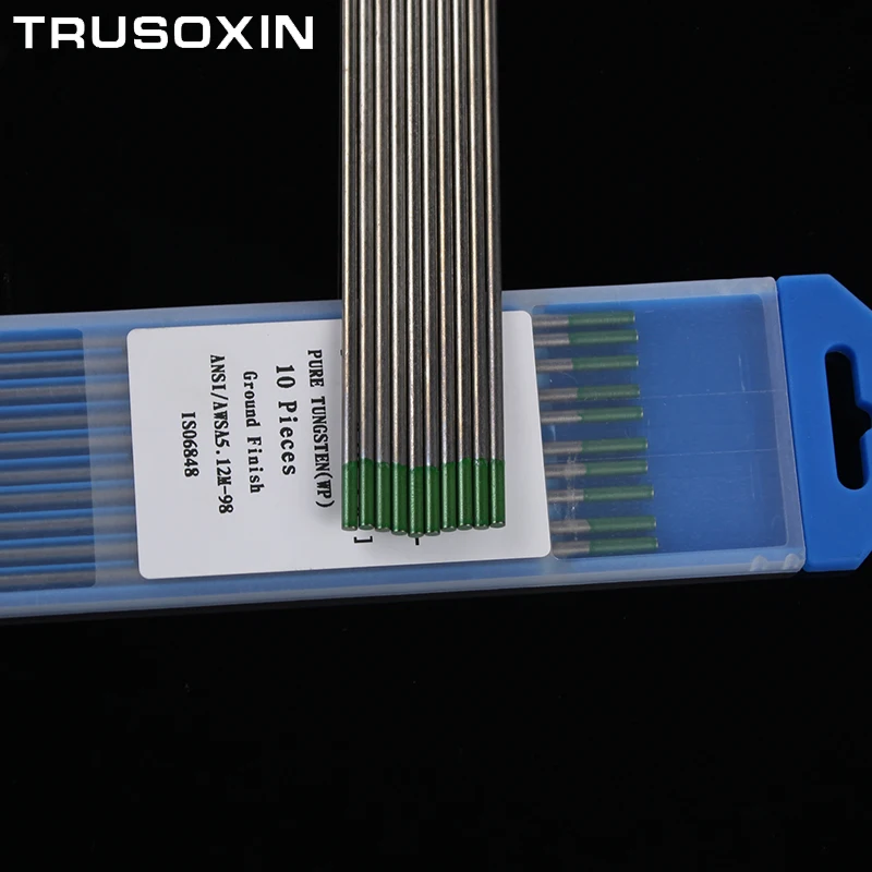 Imagem -05 - Agulha Haste do Tungstênio do Elétrodo do Tungstênio para a Máquina de Soldadura com Função Tig 10 Peças Código Verde 1.0 1.6 2.0 2.4 3.0 3.2 150 mm