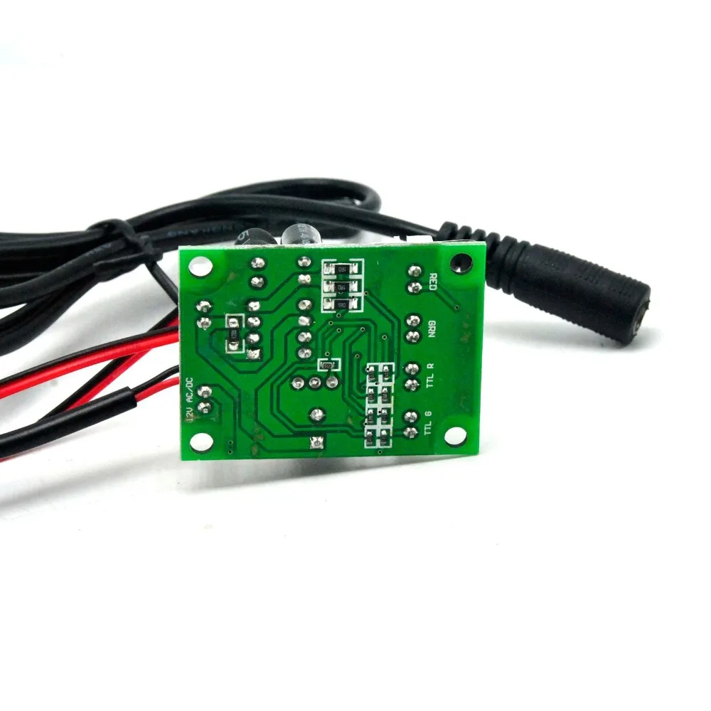 Módulo de diodo láser infrarrojo enfocable de alta potencia, 980nm, 200mW, con adaptador TTL de 12V y 1A, modulación y enfriamiento del ventilador