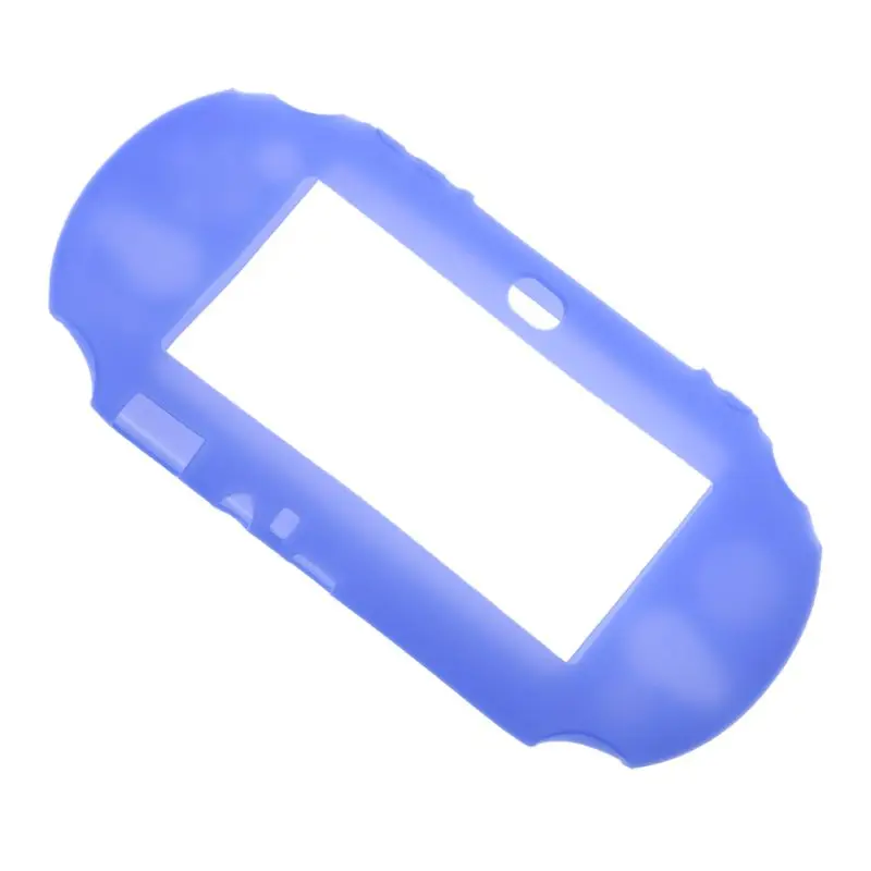 Zwart Blauw Rood Wit Silicone Rubber Zachte Beschermende Case Cover Voor Sony Playstation Ps Vita 2000