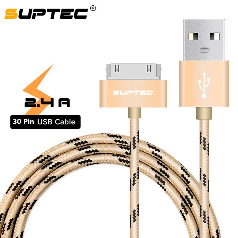 

SUPTEC для iPhone 4 4s 3GS 3G iPad 1 2 3 iPod Nano touch 30 Pin USB-кабель Быстрая зарядка оригинальный адаптер для зарядного устройства Шнур для синхронизации данных