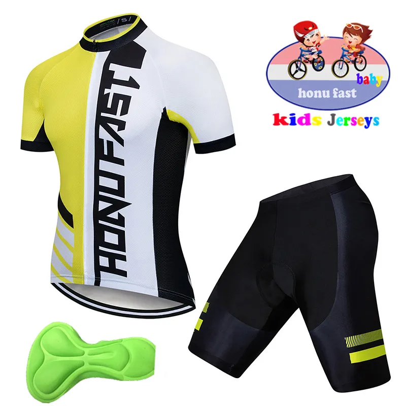 2026 Kids Cycling Jersey Sets Short Sleeve Jerseys Kid\'s Bike Shorts Outdoor Road Boys MTB Cycling Clothing Cycling Kit