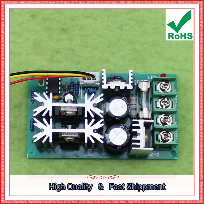 DC Motor Governor 12V 24V 36V 48V High Power Driver Module Board PWM Controller 20A Adjust D1B2 0.27KG