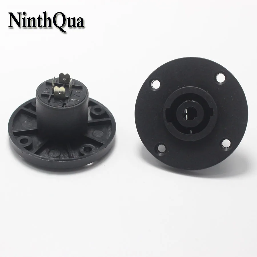 NinthQua 1pcs 4Pin XLR Audio Cable Connector MIC Female jack High Quality Karaoke Speaker plug Wire Connector