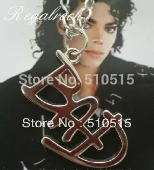 Michael Jackson BAD Necklace Rock Roll Everlasting Classic MJ Pendant Hot Charm Punk Jewelry