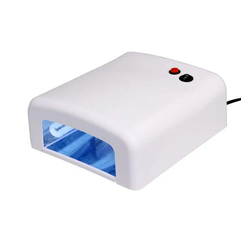 2017 New Pro Nail Polish Dryer Lamp 36W LED UV Gel Acrylic Curing Light Spa Kit With 4 Tubes