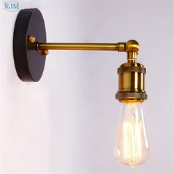 Lámpara De Pared De hierro Industrial, candelabro De Pared Vintage, rústico, Retro, para Loft, Edison, dormitorio, para casa