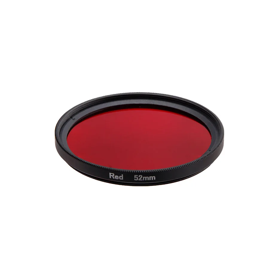 37/40.5/43/46/49/52/55/58/62/67/72/77MM Full Red/Green/Yellow Color Filters For Pentax Olympus Fuji DSLR Camera Lens Accessories