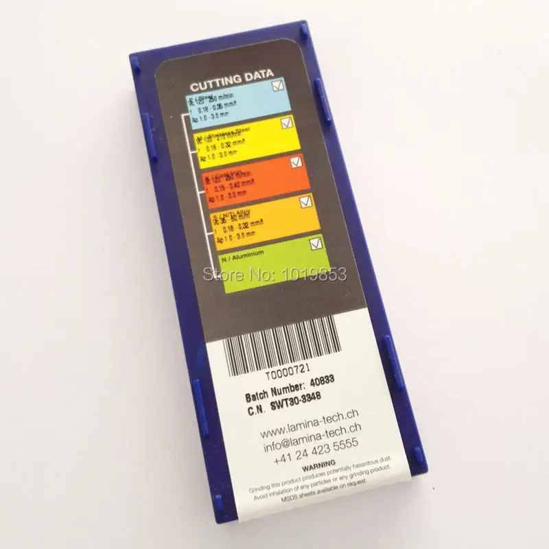 DCMT11T308 DCMT11T304 NN LT10 إدراجات كربيد تحول أصلية لحامل أداة المخرطة و DCMT11T304NN