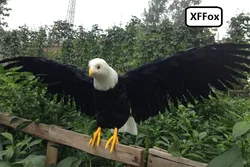 big simulation wings eagle model foam&feather lifelike black bird toy gift about 90x46cm xf0663