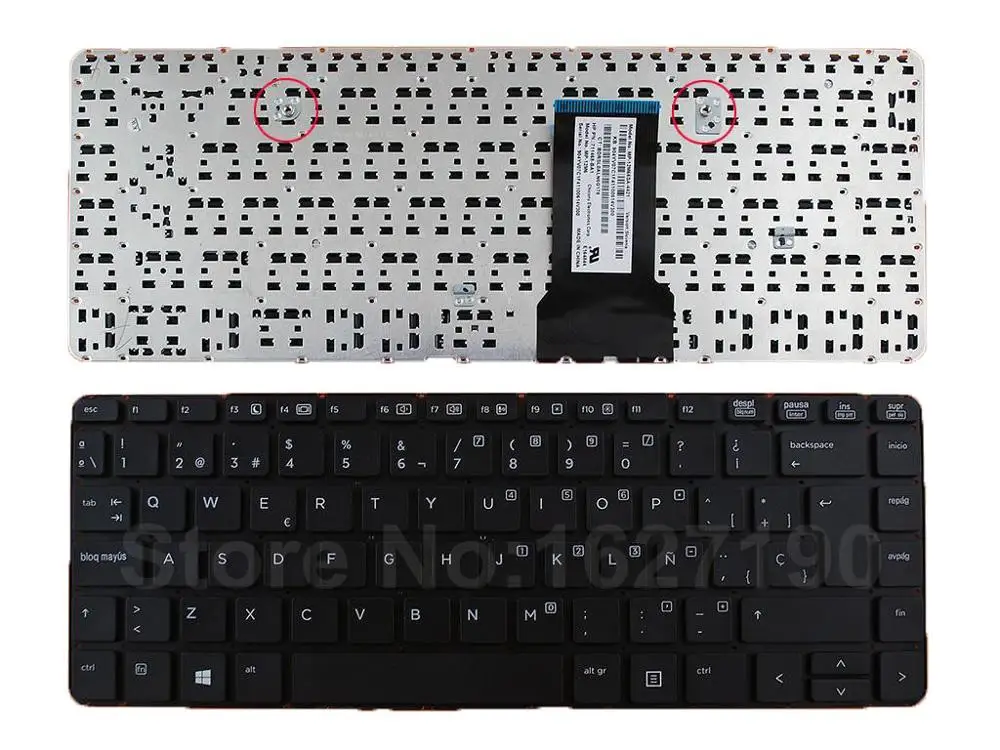 

SP/Spanish Keyboard for HP ProBook 430 G1 BLACK Win8 PN:AER18P00310 633736-071 646568-071New Laptop Keyboards With Free Shipping