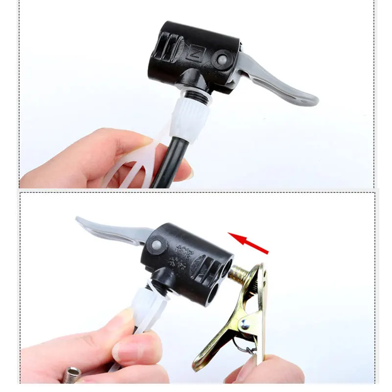 WEST BIKING Bicycle Tire Tool Clip Schrader Valve Turn To Woods Valve Cycling Pump AV To EW Metal Converter Clip Bike Tools