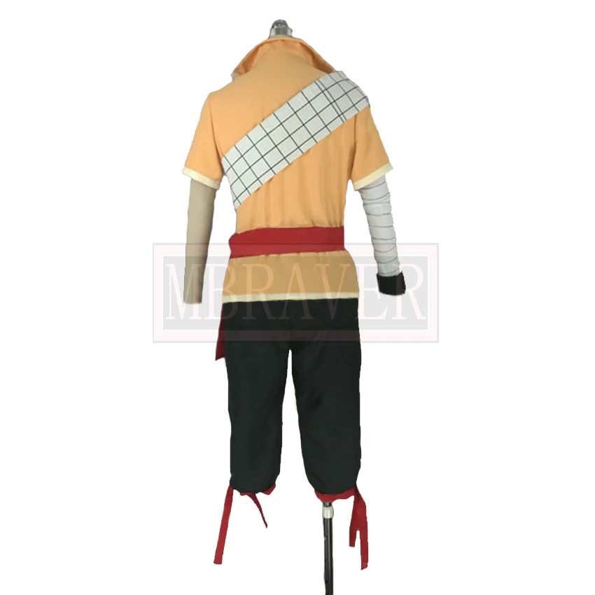 Dragon Cry Etherious Natsu Dragneel uniforme Costume Cosplay Halloween natale su misura di qualsiasi dimensione