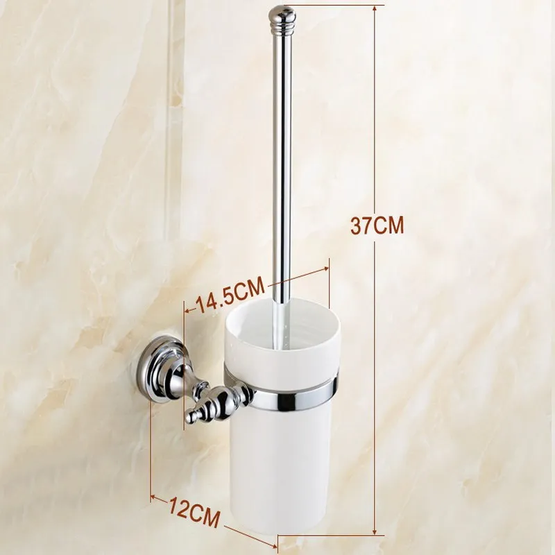 Imagem -04 - Conjunto de Suporte e Escova de Banheiro para Parede Conjunto de Acessórios para Lavatório Escova de Vaso Sanitário Kdpu