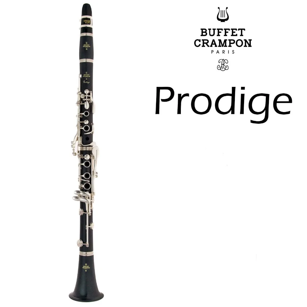 

Brand Buffet Crampon Prodige Bb Clarinet 17 Keys B Flat Musical Instruments High Qualiey Bakelite Tube Nickel Plated Clarinet