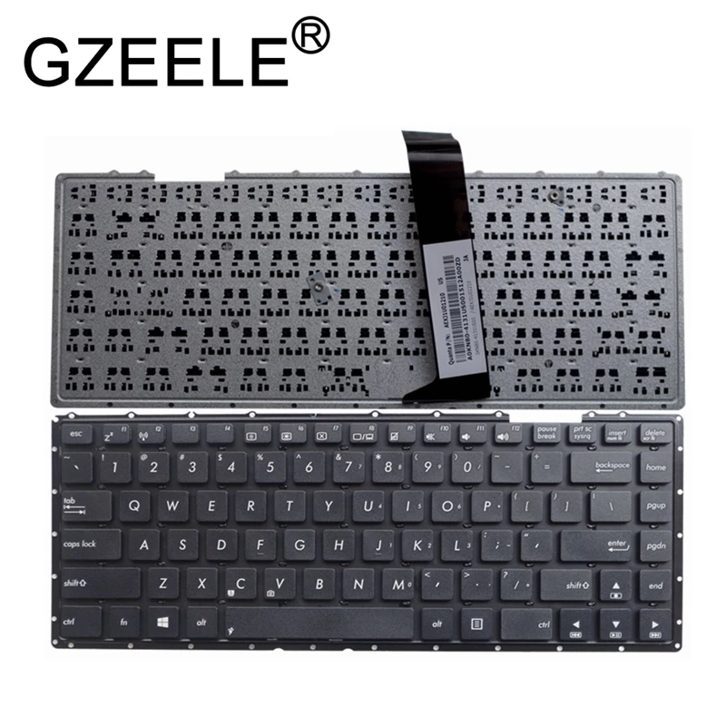 

GZEELE US black keyboard FOR Asus F401 F401A F401U R402 R402A R402U X401K X401E F401A F401U Y481L Y481C F401C English laptop new