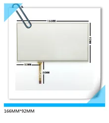 Panel de pantalla táctil LCD, 166x92, 7 pulgadas, 6,95 pulgadas, 166MM x 92MM, TM070RDH01, C070VW03, V0