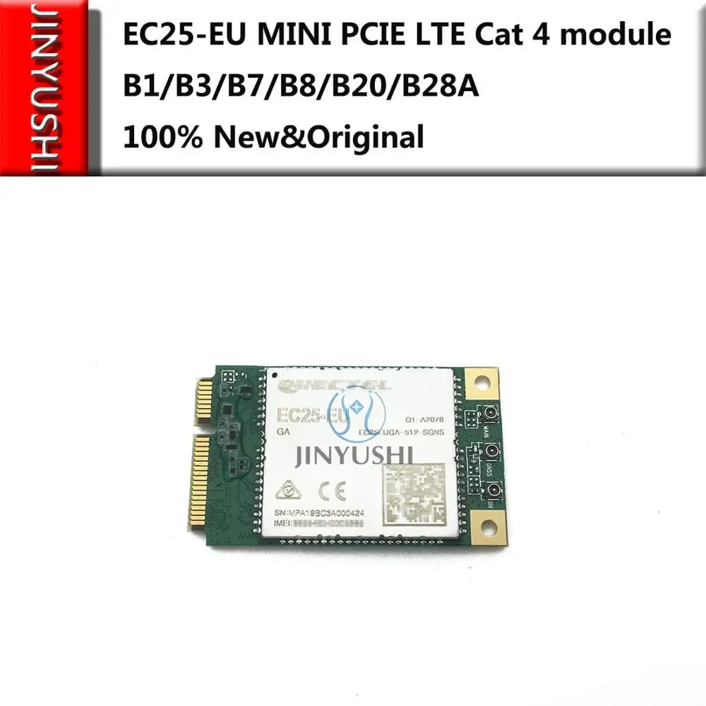 

Quectel EC25-EU EC25EUGA-512-SGNS B1/B3/B7/B8/B20/B28A EC25 series 4G LTE Cat 4 module