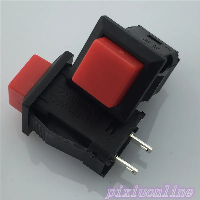 5pcs 10.5mm Plastic Square Push Button Switch L101Y Car Modification Light Automatic lock 250v 1A High Quality On Sale