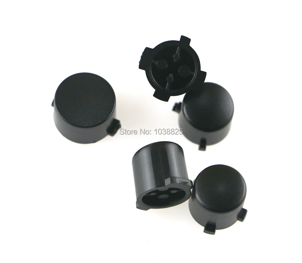 50 set/lotto Nero di Plastica ABXY + Guida Bottoni Sostituire Chiave Controller Wireless Borsette Per Xbox One xboxone Controller