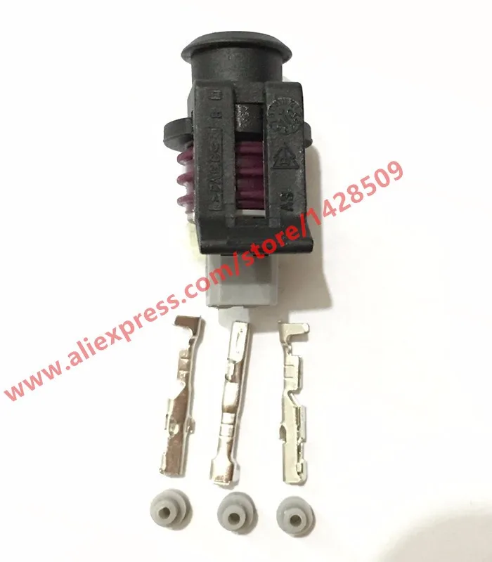 1 set Auto Automotive Electrical 3 Pin Connector 15397257 15397149 LS TPS AEM MAP GT150 Automotive Plug