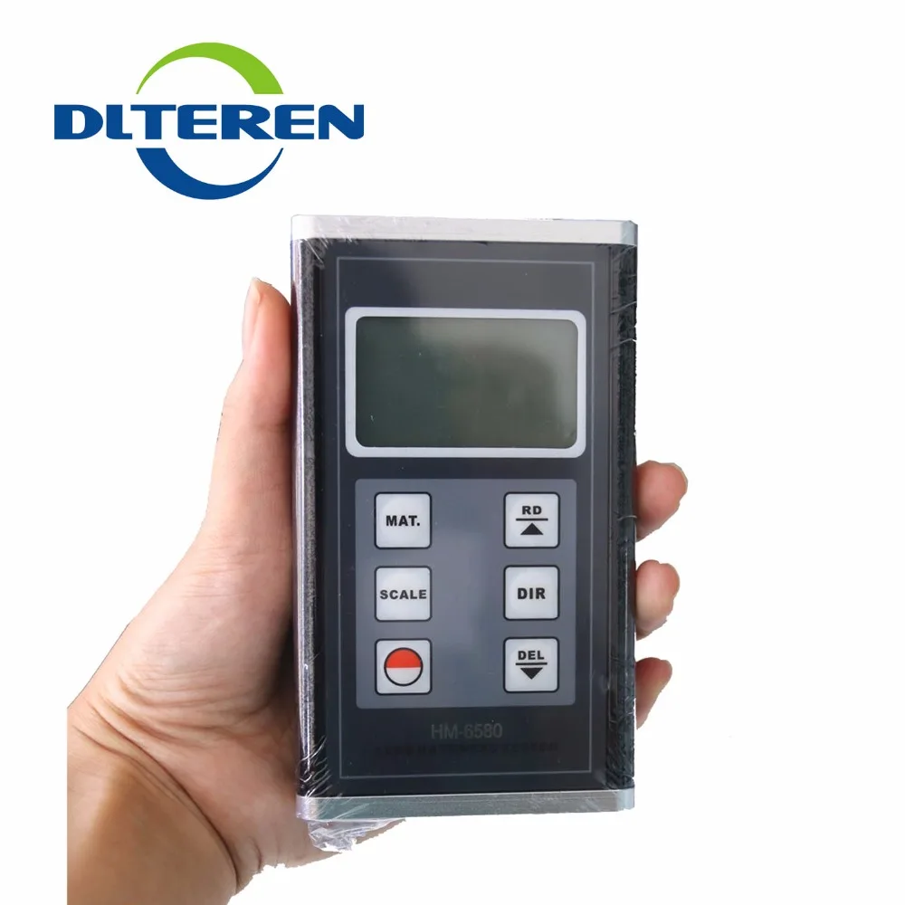 HM-6580 Portable LCD Leed Hardness Tester Meter 170-960 HLD Metals Durometer Instrument