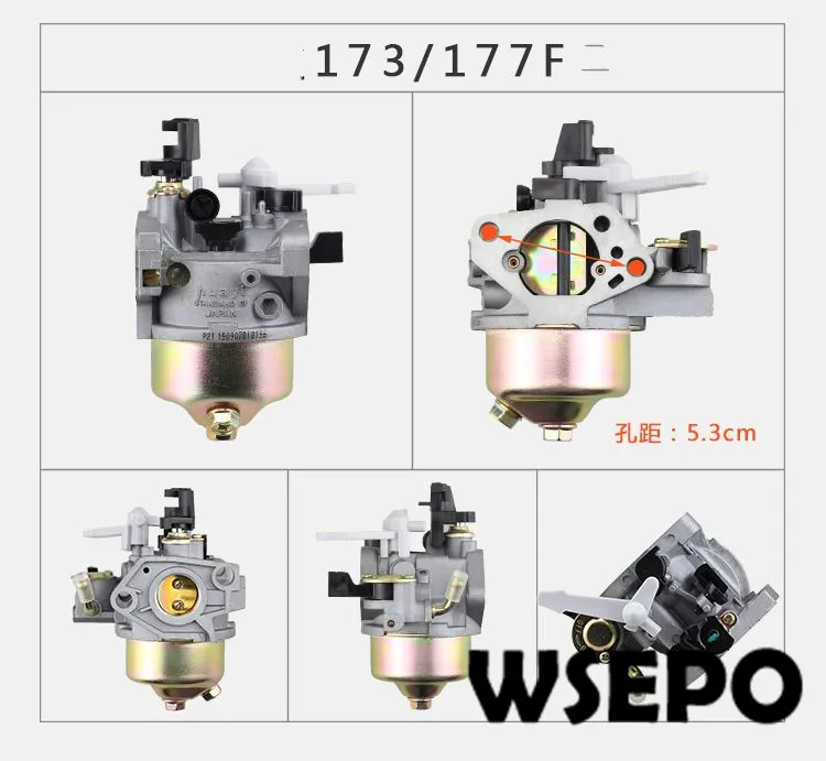 Качество Chongqing! Карбюратор/Карбюратор ПОДХОДИТ ДЛЯ 173F/GX240/GX270/177F 240cc ~ 270CC 04 тактные бензиновые двигатели с воздушным охлаждением