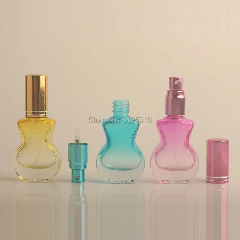 10ML violin shape glass perfume bottle / spray bottle / gourd model bottle / transparent glass bottle F720