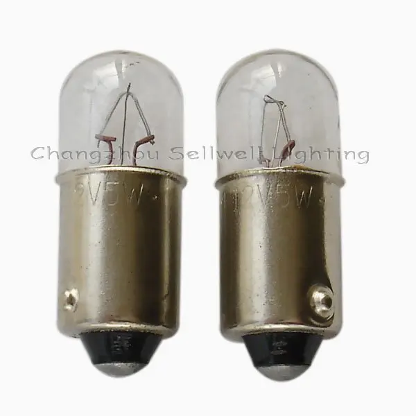 

Miniature Lamp Bulbs Lighting Ba9s T10x23 12v 5w 10pcs A029