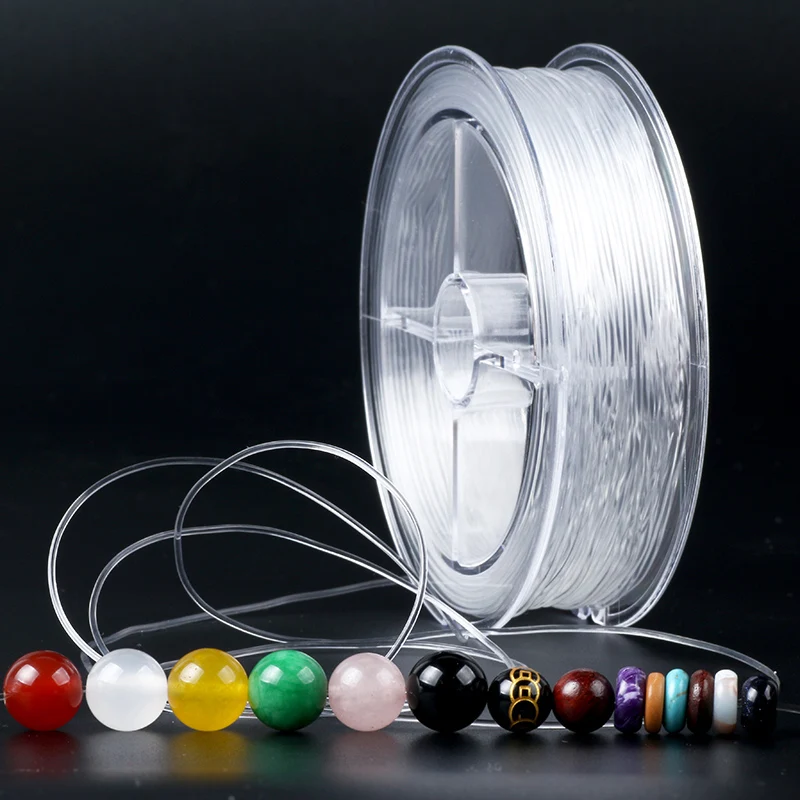 CAMDOE DANLEN High-Quality Crystal Elastic Beading Line Cord Thread String 0.5/0.6/0.8/1.0MM Fit DIY Beads For Jewelry Findings