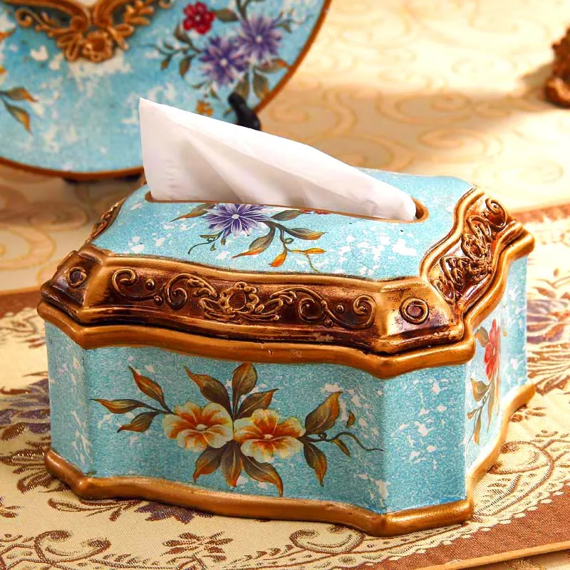 

C tissue boxes luxury dining table coffee table fashion ceramic ornaments wedding gift creative personality decoration pumping t