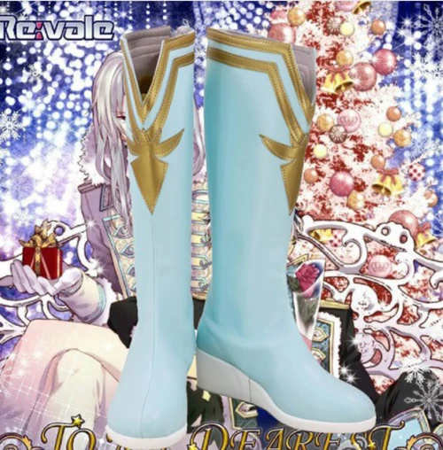 Anime Idolish7 MOMO Momose Sunohara Cosplay Shoes Boots Cosplay Costume Accessories For Women Shoes Custom Made Halloween