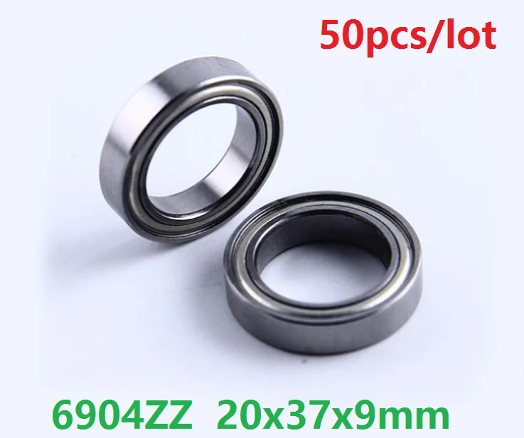 50pcs/lot 6904 ZZ 6904ZZ Thin section bearing 20x37x9 Deep Groove Ball Bearing 20*37*9 mm