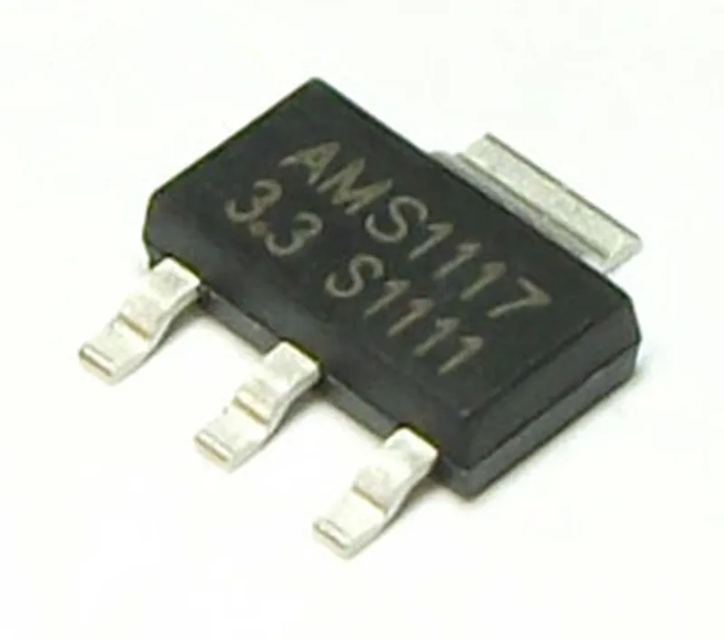 100pcs AMS1117-3.3V LM1117 1117 3.3V 1A  AMS1117-5.0  5V  AMS1117-ADJ AMS1117-3.3V 1.2v 1.8v 2.5v 3.3V 5v ADJ Voltage Regulator
