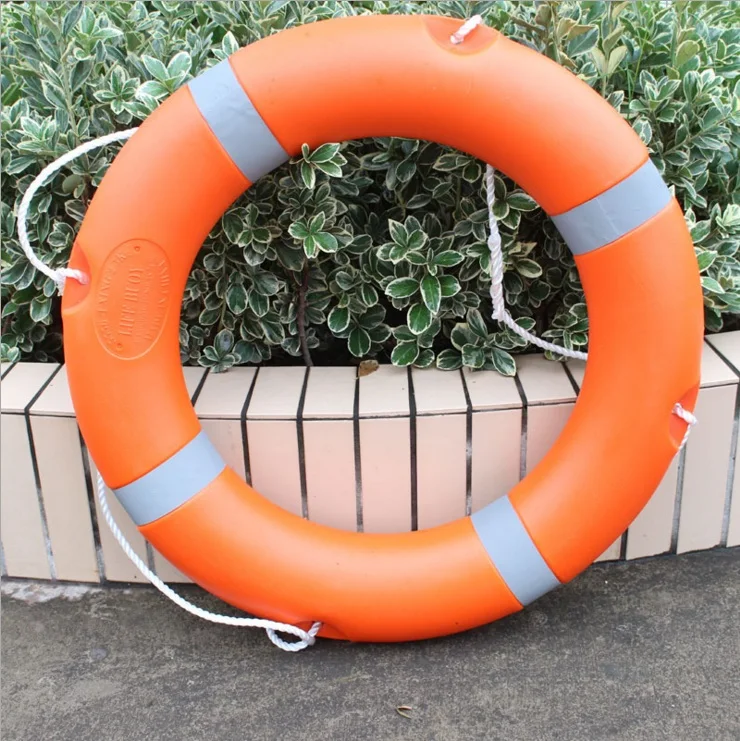 Marine professional life buoy adult life-saving swimming ring 2.5 kg thick solid national standard plastic at 9037